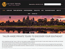 Tablet Screenshot of mywaytravel.com